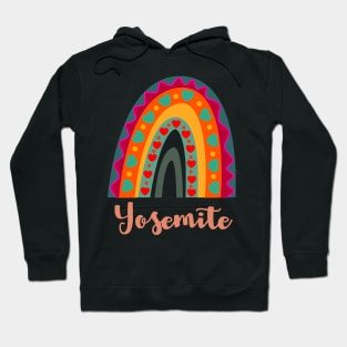 yosemite rainbow wilderness Hoodie